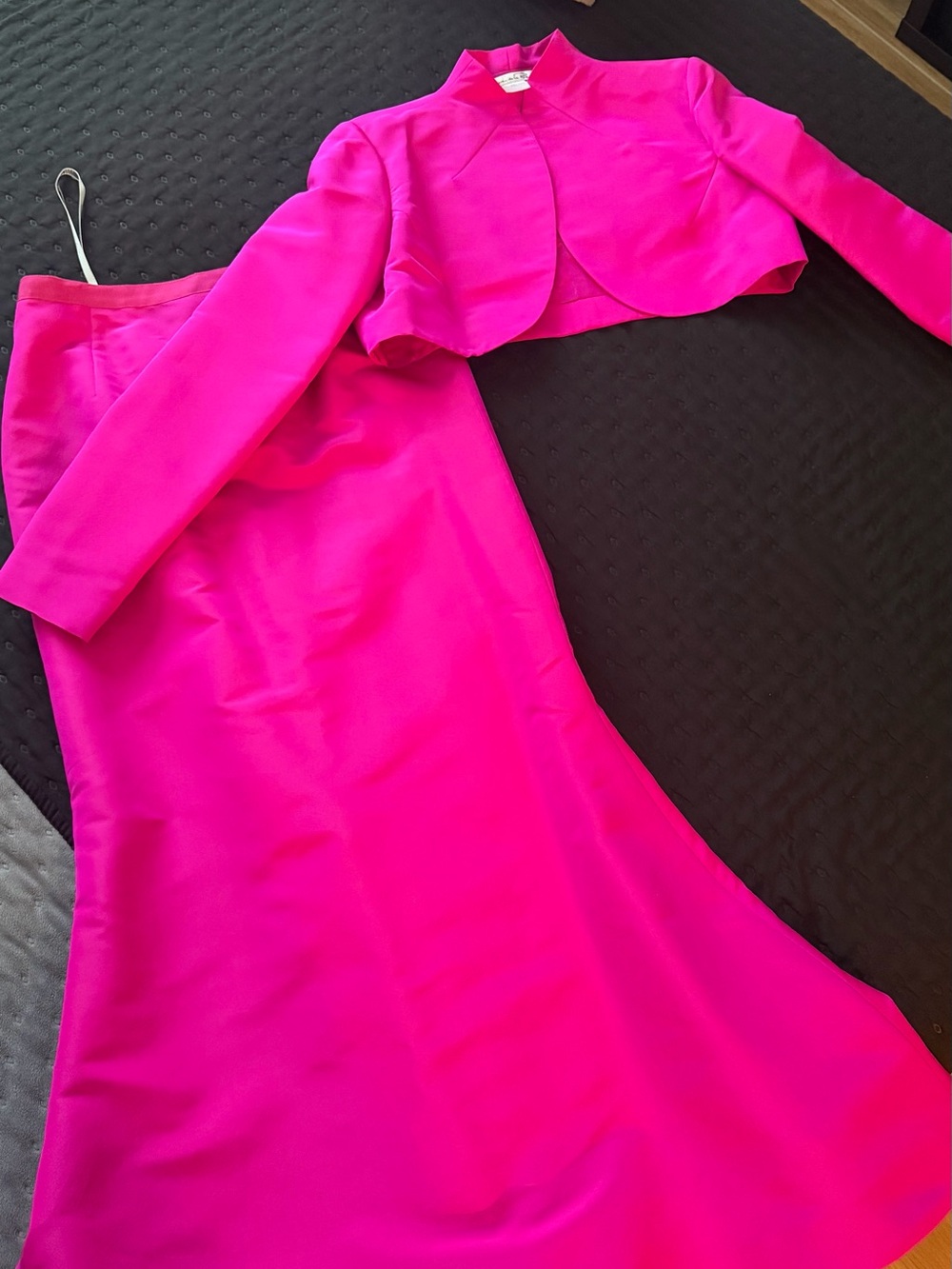 Oscar de la Renta Vibrant Fuchsia Maxi Skirt